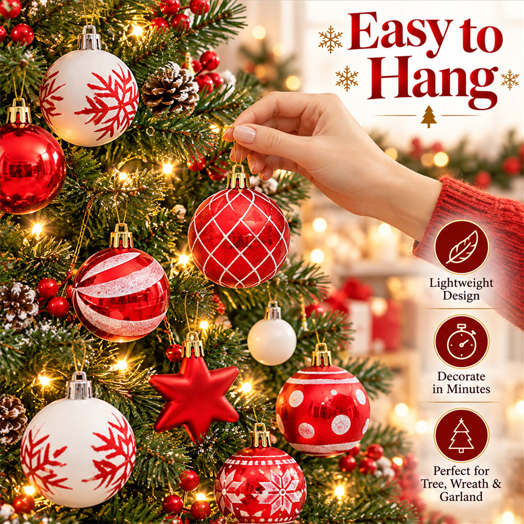 42 Pcs Christmas Ball Ornament - огляд і ціна Farming And Agriculture