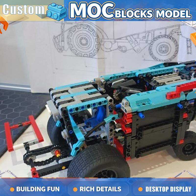556PCS MOC Farm Combine Harves - огляд і ціна Agriculture Farming Education