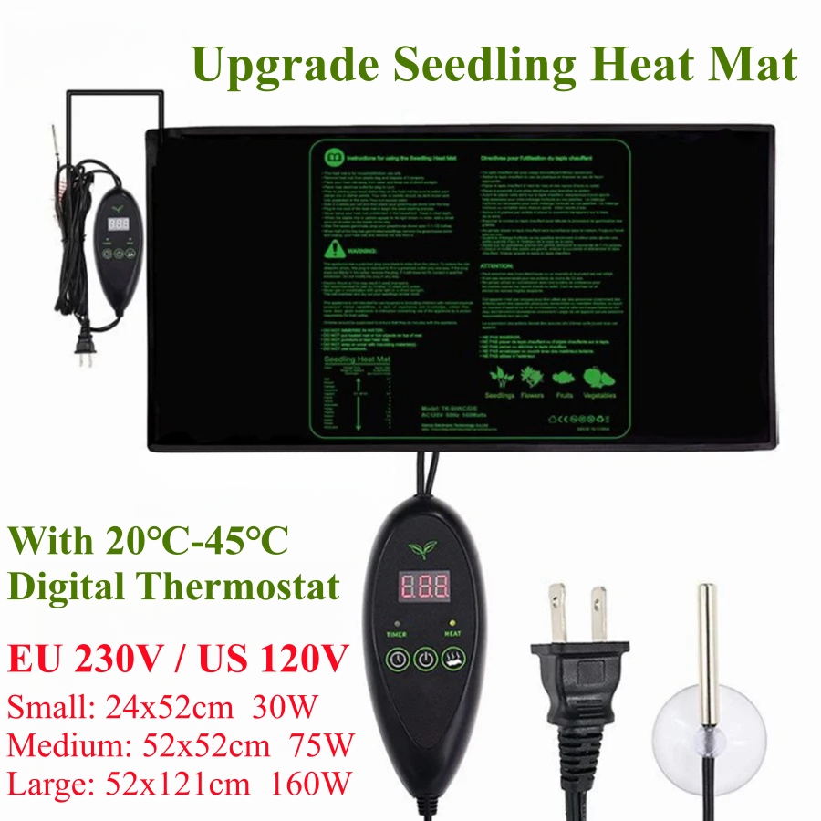 3 Sizes Upgrade Seedling Heat  - огляд і ціна Seedling Heat Mat