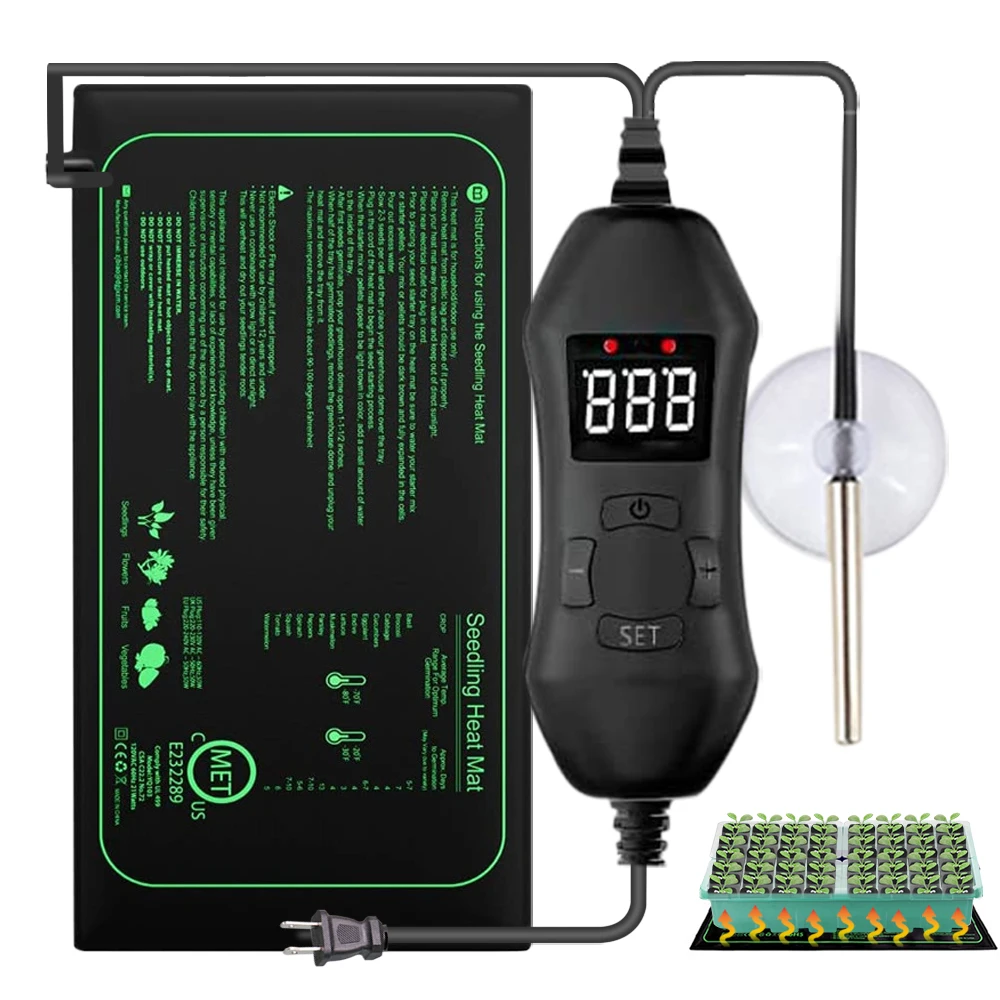 50W EU-US/UK/AU Adjustable The - огляд і ціна Seedling Heat Mat