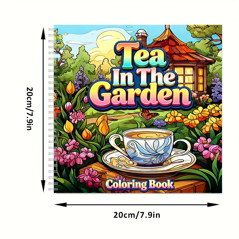 Tea In The Gardens Coloring Bo - огляд і ціна Farming And Agriculture