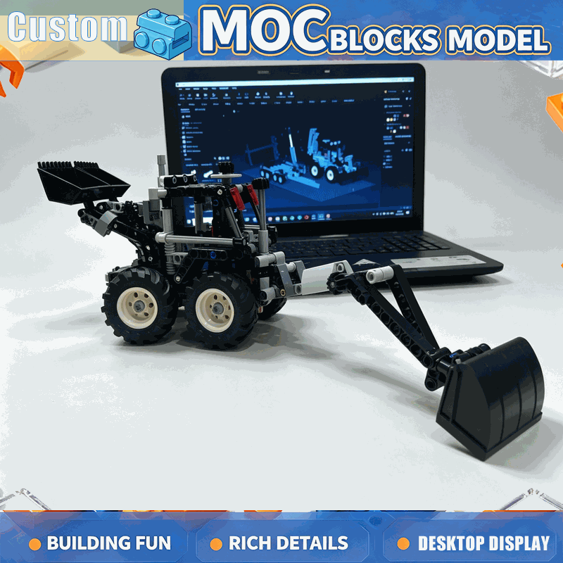628PCS MOC Farm Tractor with T - огляд і ціна Agriculture Farming Education